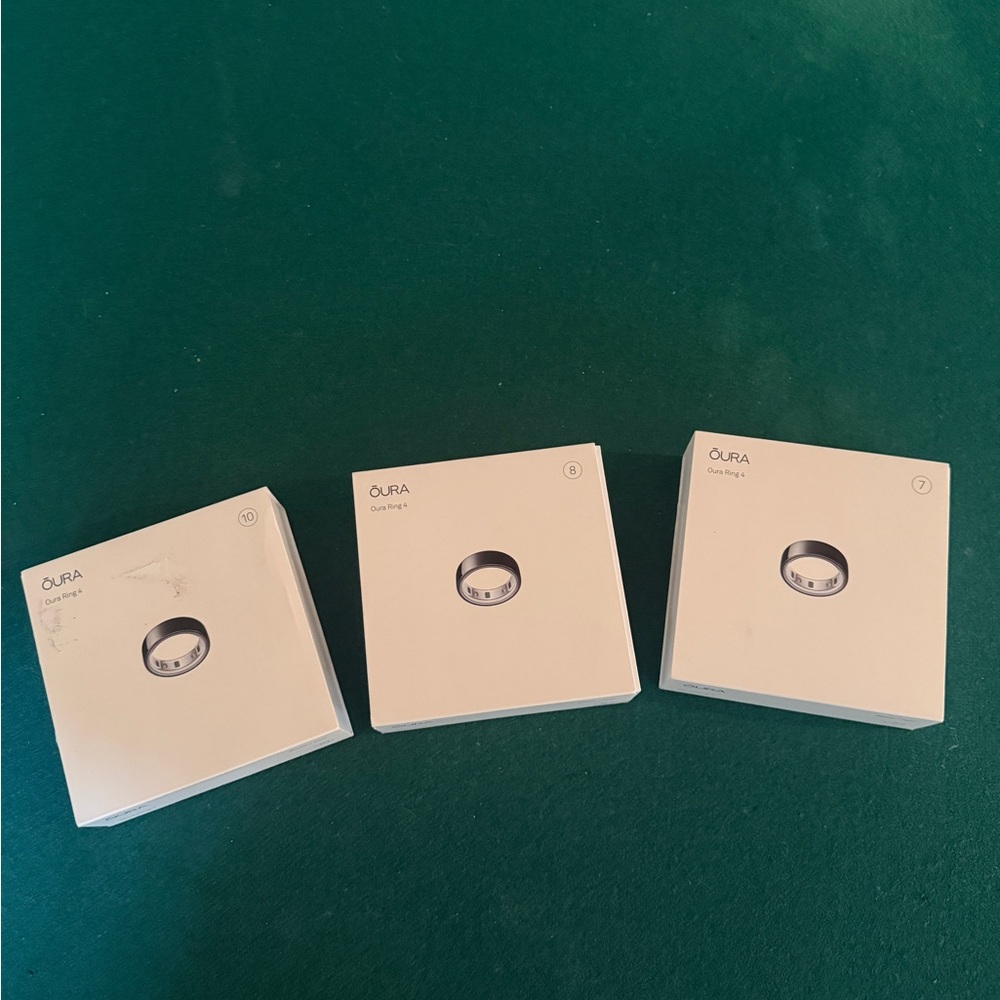 Oura Ring Gen 4 black Smart Ring ActivityTracker Charging Cable and
Adapter Set - Picture 12 of 12